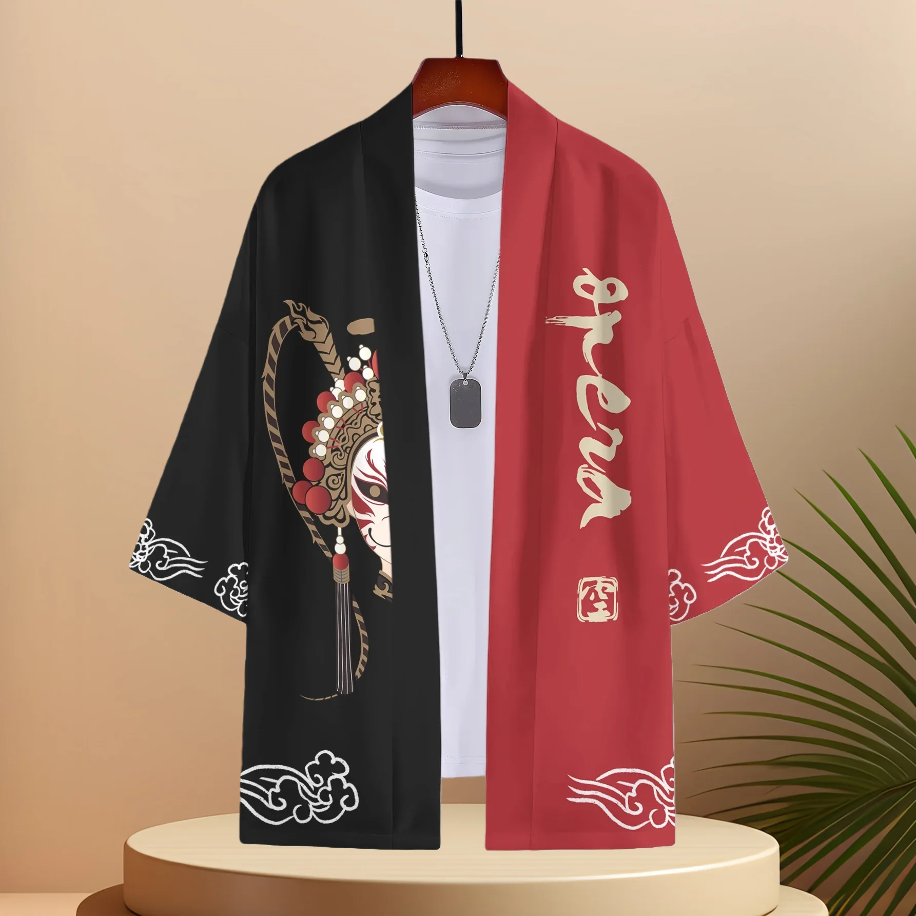 2025 سترة صيفية جديدة رائجة البيع ثلاثية الأبعاد مطبوعة بنمط مطبوع وقميص كيمونو