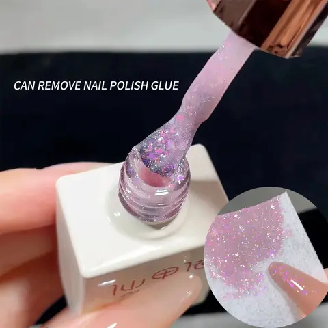 15ml Aurora Opal Glitter Gel Smalto per unghie Sirena Diamante riflettente Gel UV semipermanente per unghie Paillettes lucide Gel Smalto per unghie