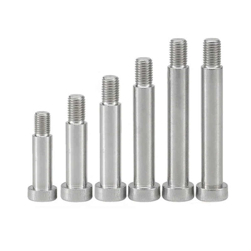 304 A2 Stainless Steel M3 M4 M5 M6 M8 M10 Knurled Hexagonal Roller Bearing Profile Shoulder Screw Bolt