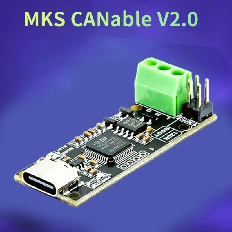 

Детали 3D-принтера CANable 2.0 CAN на базе STM32G431C8T6 Адаптер USB-CAN Поддержка CANable/Candlelight/Slcan