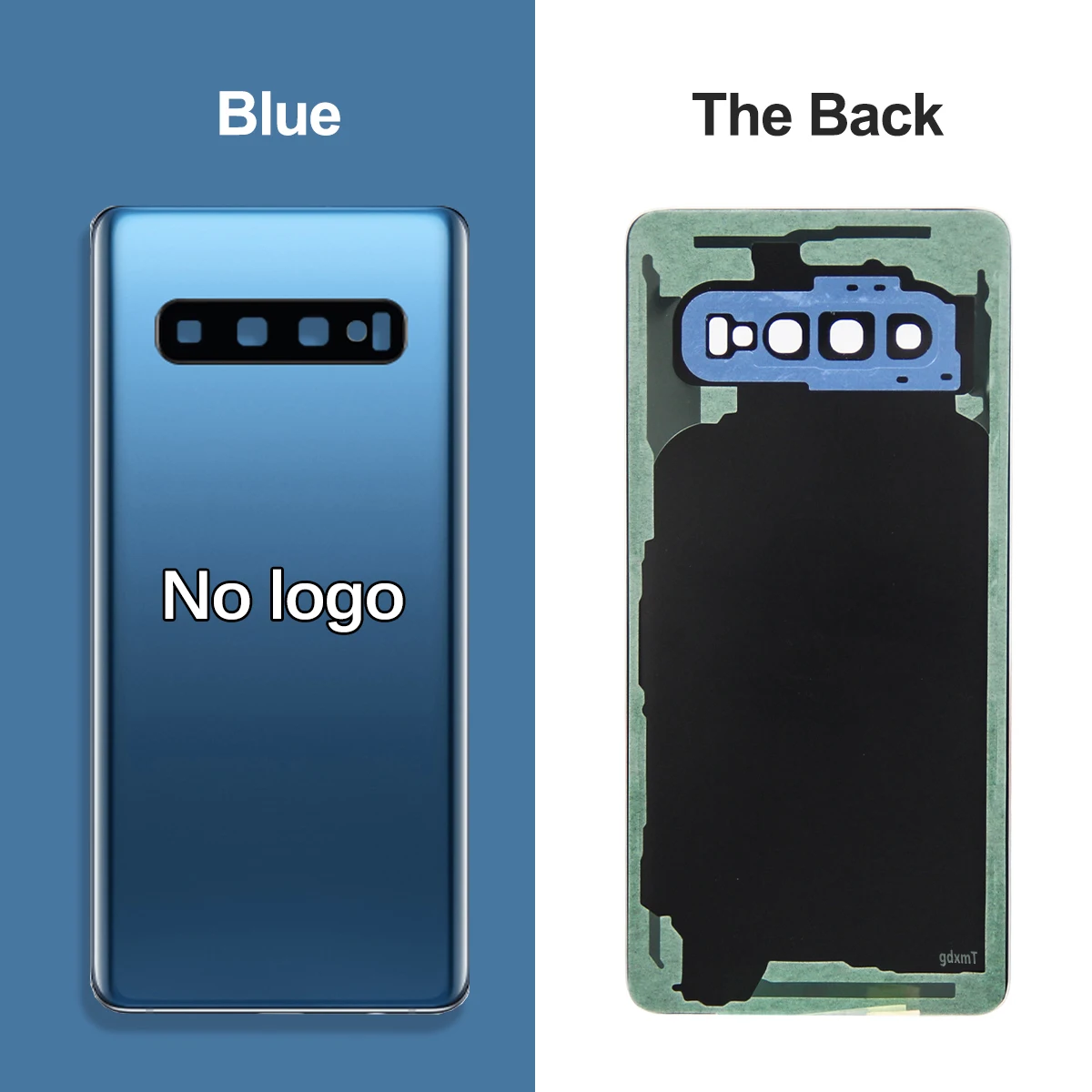 For Samsung S10 plus / S10 Back Glass Battery Cover Rear Door Housing Panel Repair Parts And Camera Lens Frame for G975U G973F image 5