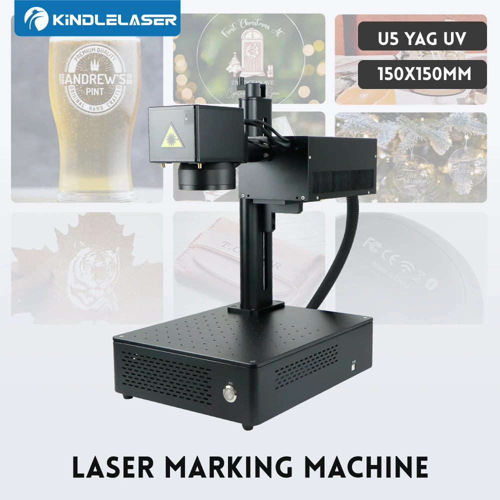 

Kindlelaser YAG 5W UV Laser Marking Engraver Machine Fiber 355nm Engraving Machine for Plastic Glass Metal Electronics