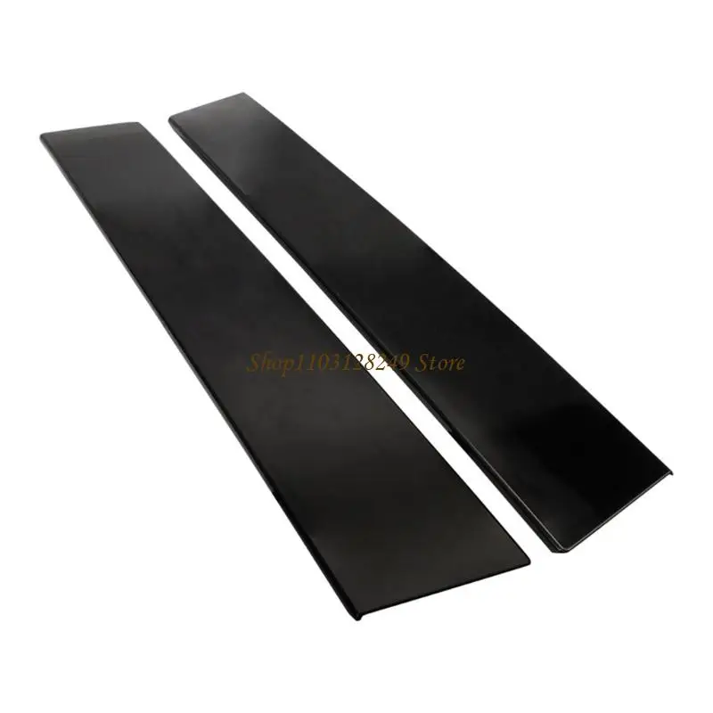 

N5KD Front Door Exterior Trim Molding Replacement Pillar Trim Set Weather Resistant Front Door Pillar Trim for Auto