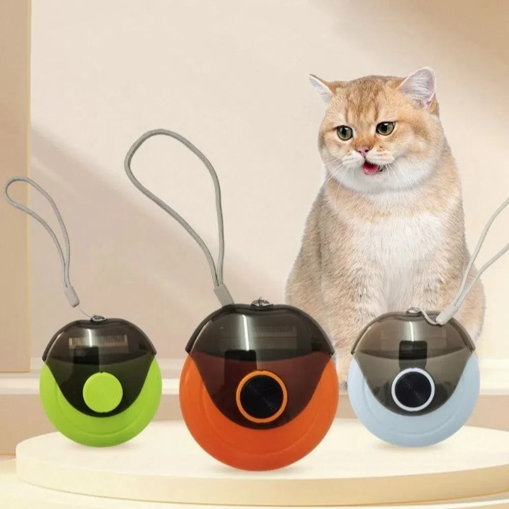 

Portable Dog Deshedding Brush Multifunctional Stainless Steel Teeth Cat Grooming Comb Hair Grooming Rotating Switches