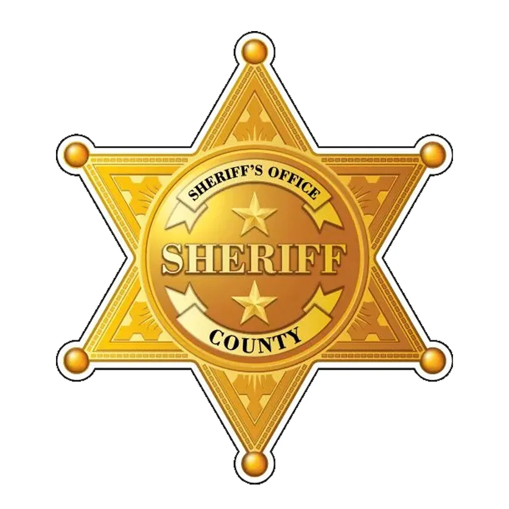 

Hаклейка на авто Звезда Шерифа Водонепроницаемая виниловая наклейка на автомобиль для бампера, окна, грузовика, ноутбука, прочная