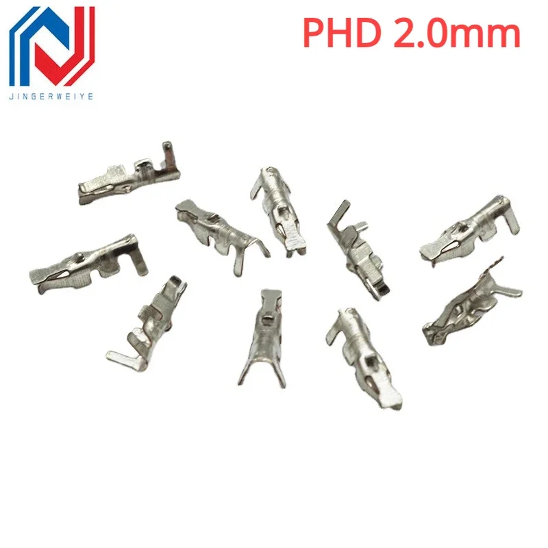 100pcs Pitch 2.0mm Phd2.0 Terminal Languette Hook Switch Connector Connector Coiled Terminal Plug