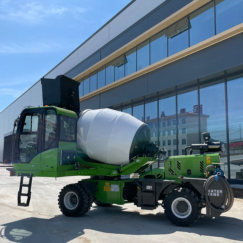 Mezclador de hormigón de elevación de carga automática diésel para la industria de la construcción de alta calidad, camión mezclador de hormigón Rc de 2,0/2,6/3,5/4 metros cúbicos