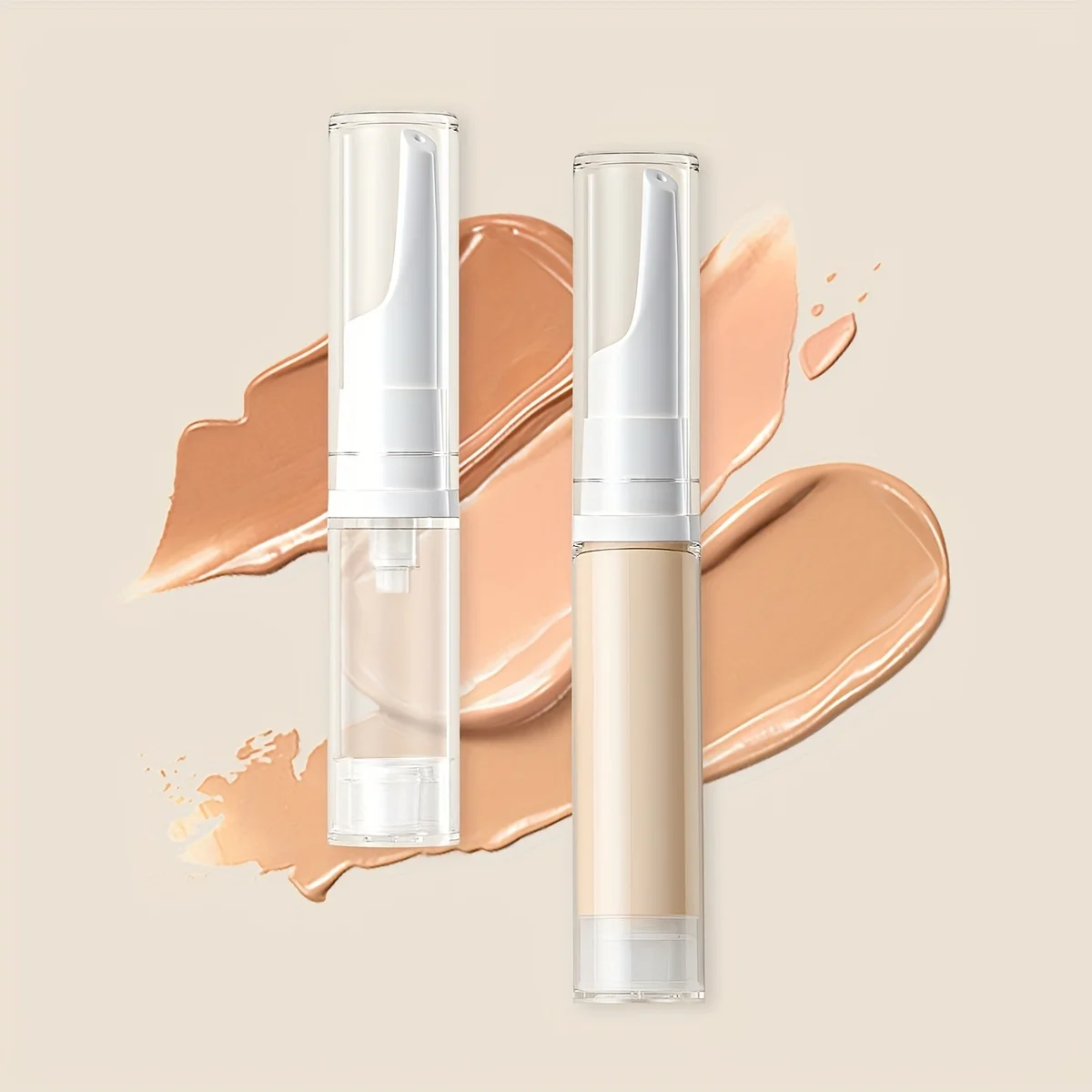 5/10/15ml Clear Foundation Dispenser Bottle Portable Travel Essence Sample Container Airless Vacuum Eye Gel Cream Empty Tubes