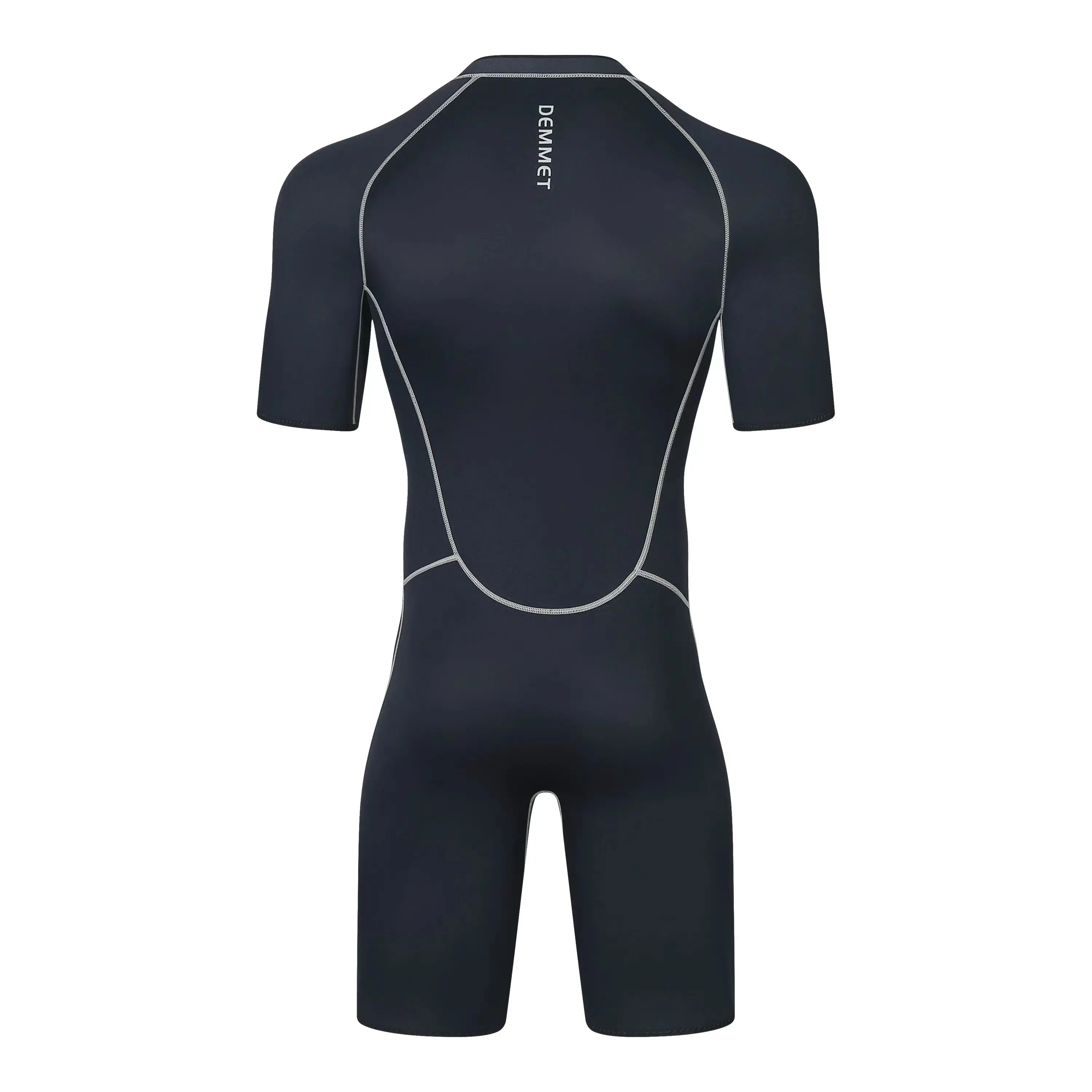 DEMMET 1.5mm Neoprene Short-sleeved Wetsuit One-piece Swimsuit Swimming Surfing Snorkeling Keeping Warm And Cold