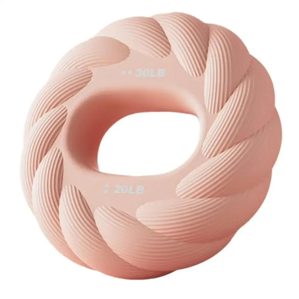 

Petal Shaped Grip Strength Training Ring 20-50LB Double Weight Finger Strength Exerciser Silicone Ergonomics