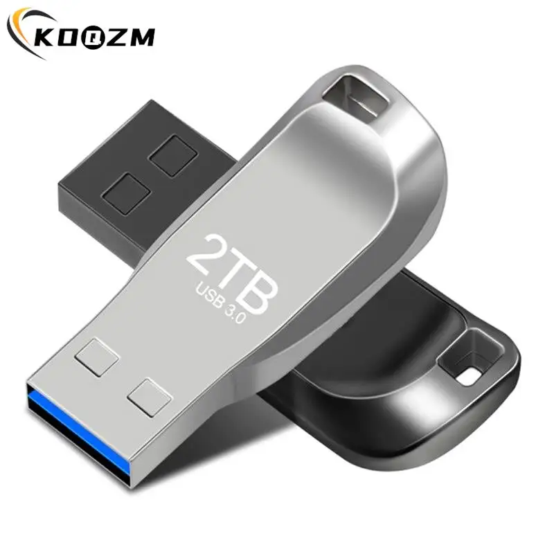 Metal USB3.0 Pen Drive 2TB USB Flash Drives 1TB High Speed Pendrive Waterproof USB Flash U Disk New Upgraded TYPE-C Adapter 512G