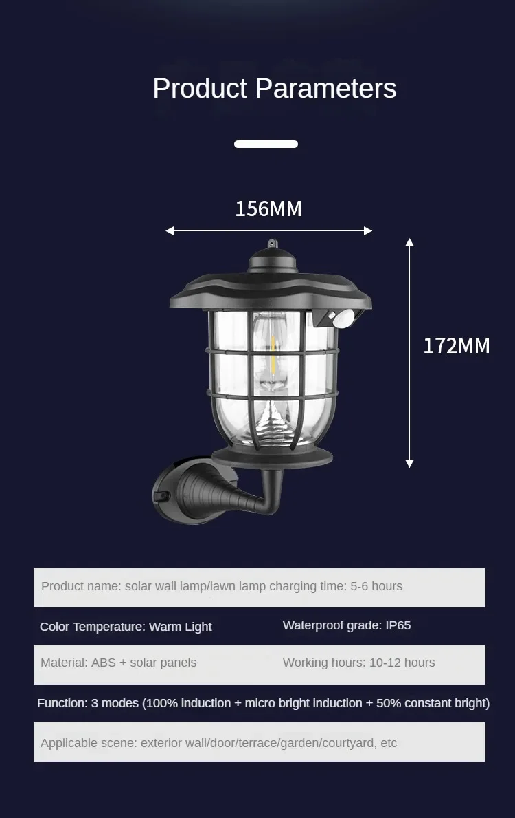 27pcs per carton Solar Outdoor WaterproofABS  Led Landscape Lamp garden Lawn Light  with Bubble Bag  QD 156*172mm