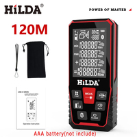 HILDA Rangefinder 50M/100M/120M Laser Distance Profesional Meter Laser Range Finder Ruler Test Tool