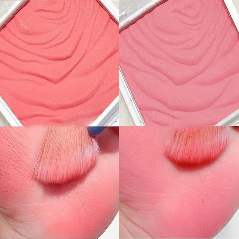 Matte Rose Cheek Tint monocromatico Long Lasting Face Blusher Cosmetics Vitality Smooth Petal Blush Palette Face Makeup