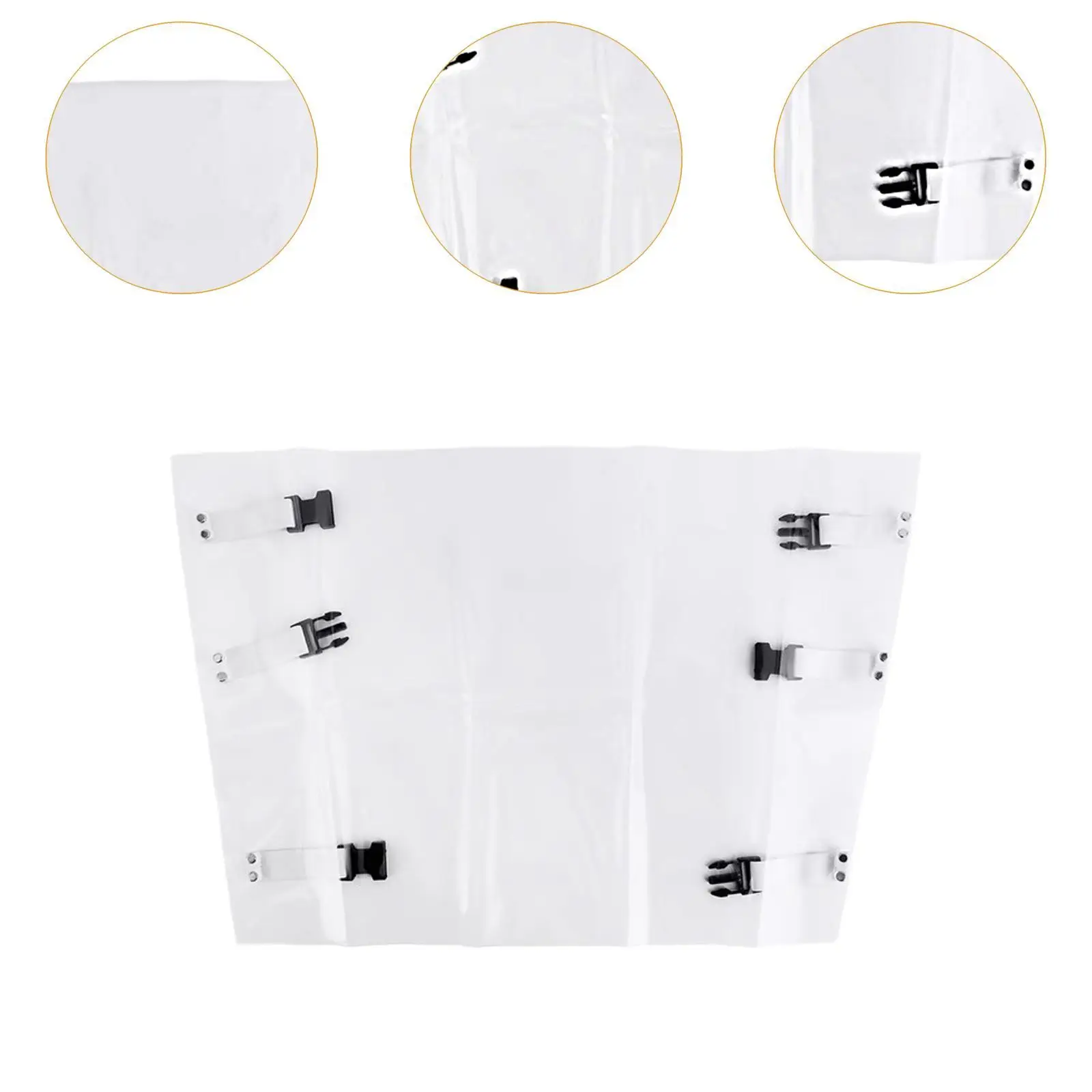 PVC Dental Chair Seat Foot Pad Dustproof Cover Transparent Protector Tool for Dental Clinic Equipment