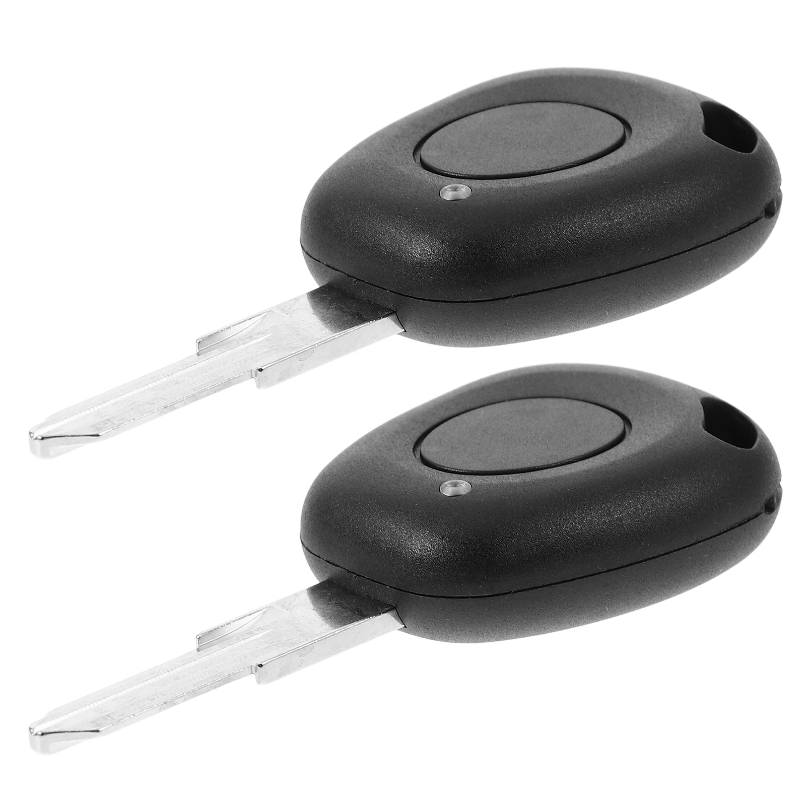 

2pcs Remote Key Shell Car Case Fob Cover Replacement Copper Protective Covers For Hard Plastic Metal Durability Sleek