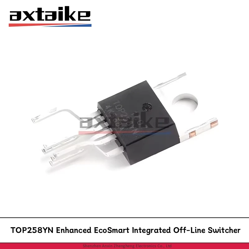 1/2/5PCS TOP258YN TO-220-6 TOP258 66kHz 700V DIP Enhanced EcoSmart Integrated Off-Line Switcher IC