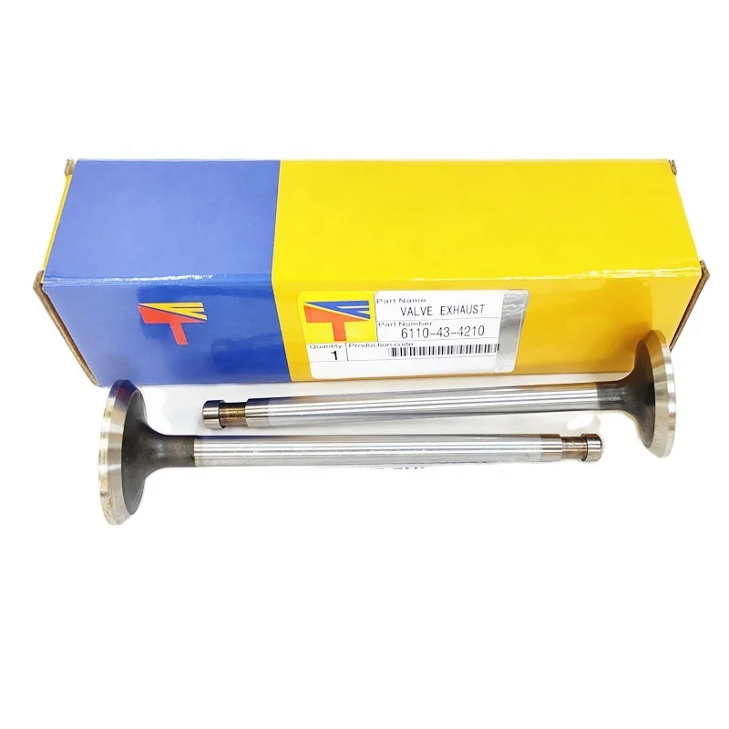 

Engine Parts VALVE EXHAUST 6110-43-4210 for Engine 4D120