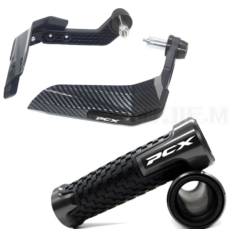 Per PCX 125 PCX 150 PCX125 PCX150 paramano per parabrezza moto in fibra di carbonio, impugnatura antiscivolo, accessori moto