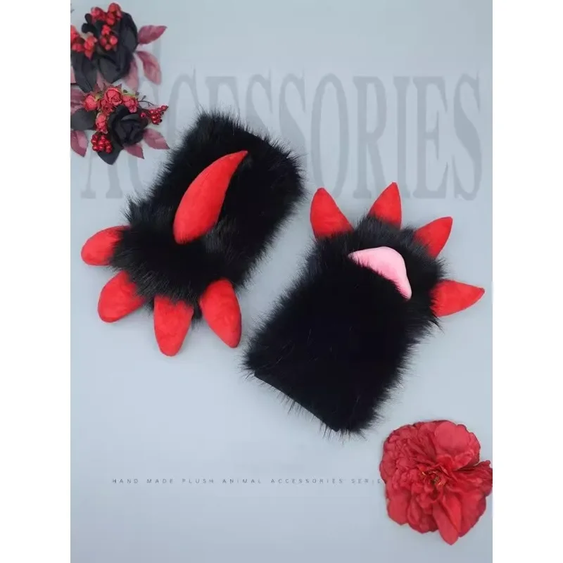 Furry Beast Claw Fursuit Half Pack Cute Beast Dragon Universal COS Japanese Fursuit Accessories