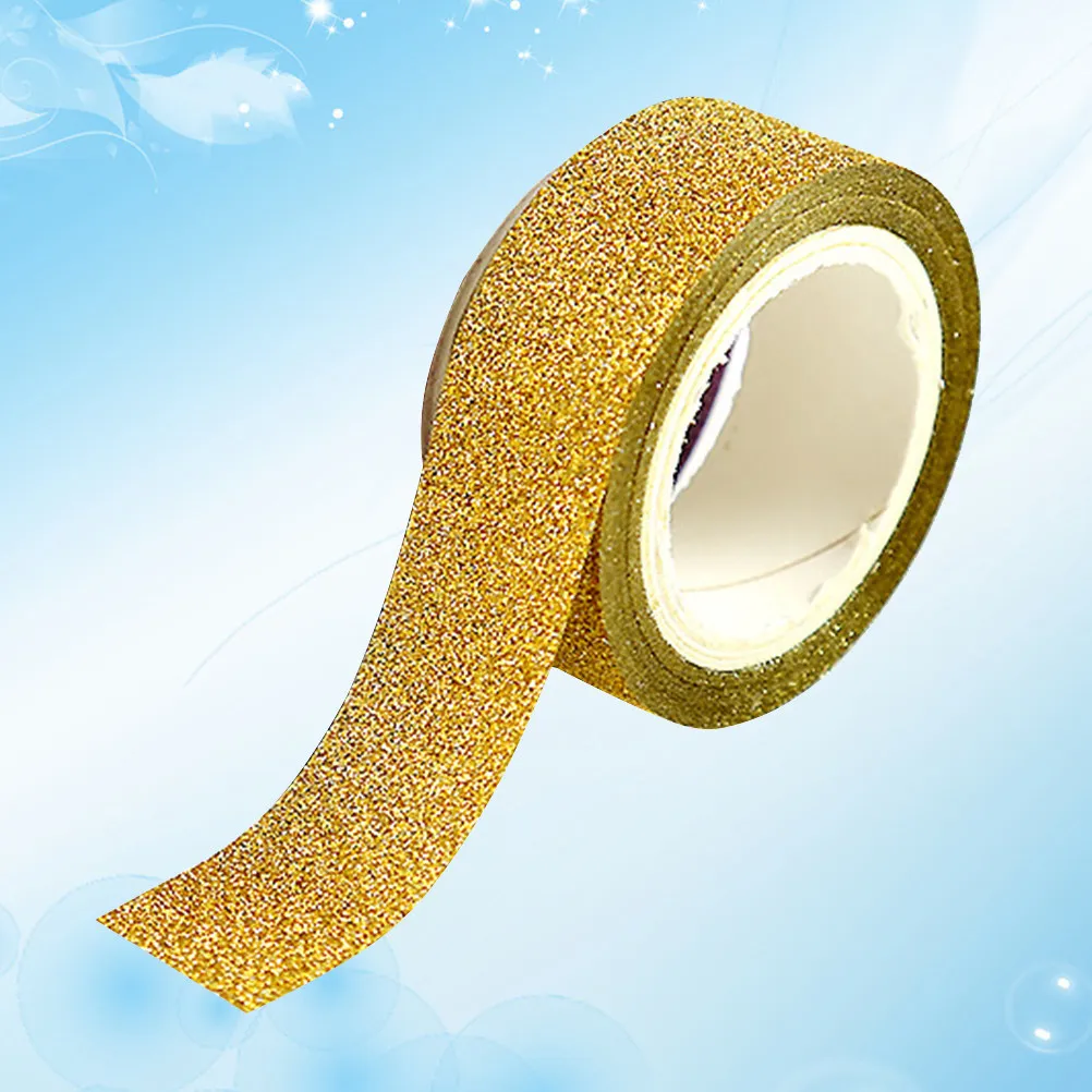 Craft Glitter Tape DIY Label Decorative Masking Crafting Border Washi Office Supplies
