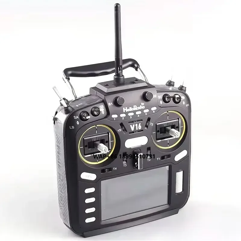 

HelloRadio V16 ELRS 4in1 Basic Edition Transmitter 2.4GHz Left Hand Throttle Remote Control for FPV Racing Aircraft