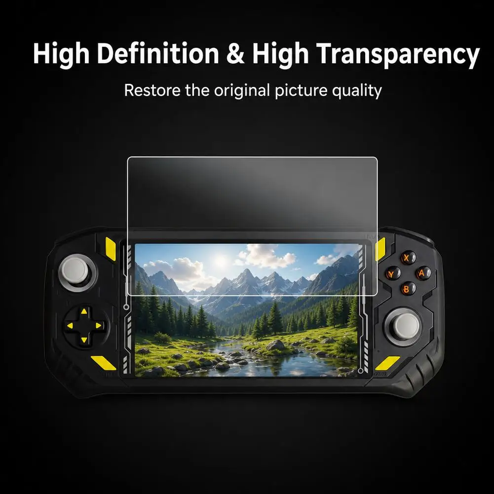 For RG52 Mini Tempered Glass Screen Protector For RG52 Pro Max Handheld Game Console 9H HD Scratchproof Film Cover