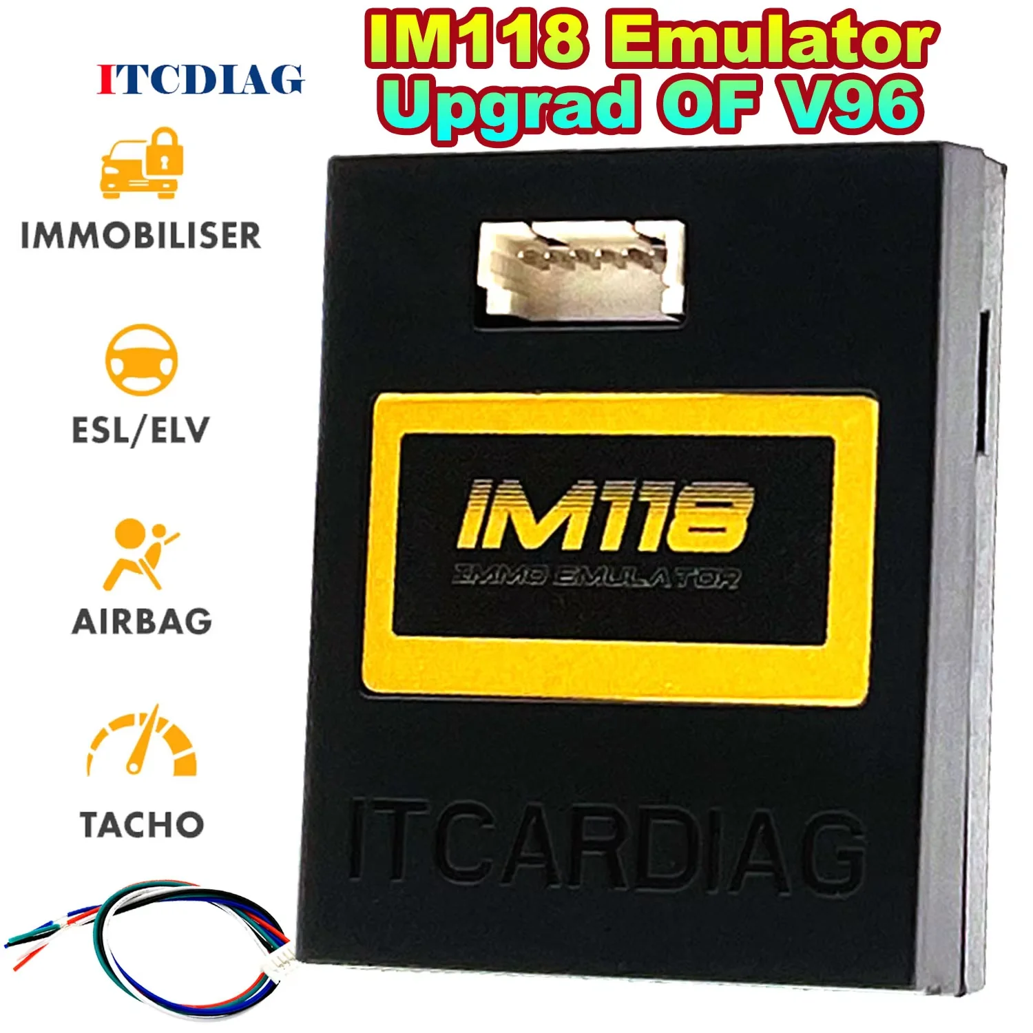 Universal IMMO Off Emulator IM118 (K-LINE / CANBUS CAR) Upgrad OF SQU OF68 OF80 V96 OF96 Seat Occupancy Sensor Cars Immobiliser