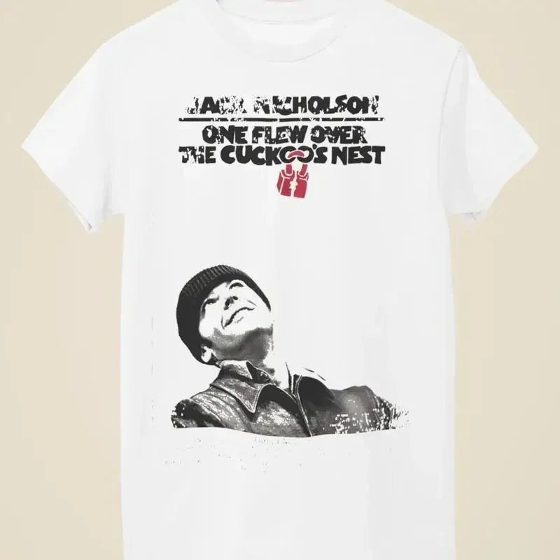 One Flew Over The Cuckoos Nest Movie Poster Inspired White T Shirt