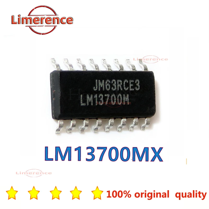 5pcs/lot LM13700MX LM13700M LM13700 SOP-16 In Stock