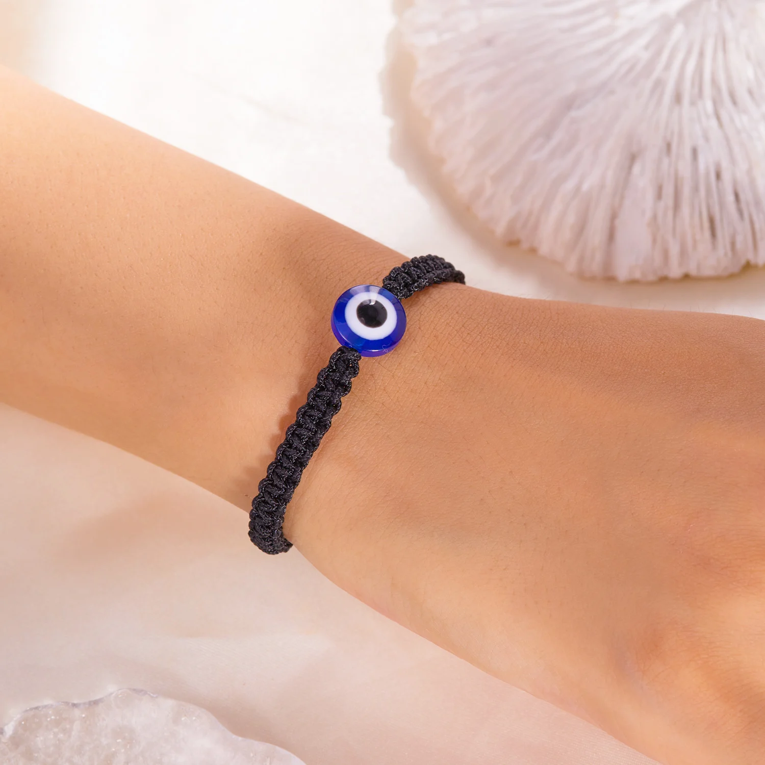 Neues Design 10 Stil Glück rotes Seil blau bösen Blick Armbänder für Frauen handgemachte geflochtene Paar Armbänder Amulett Freundschaft Schmuck – Detail 11