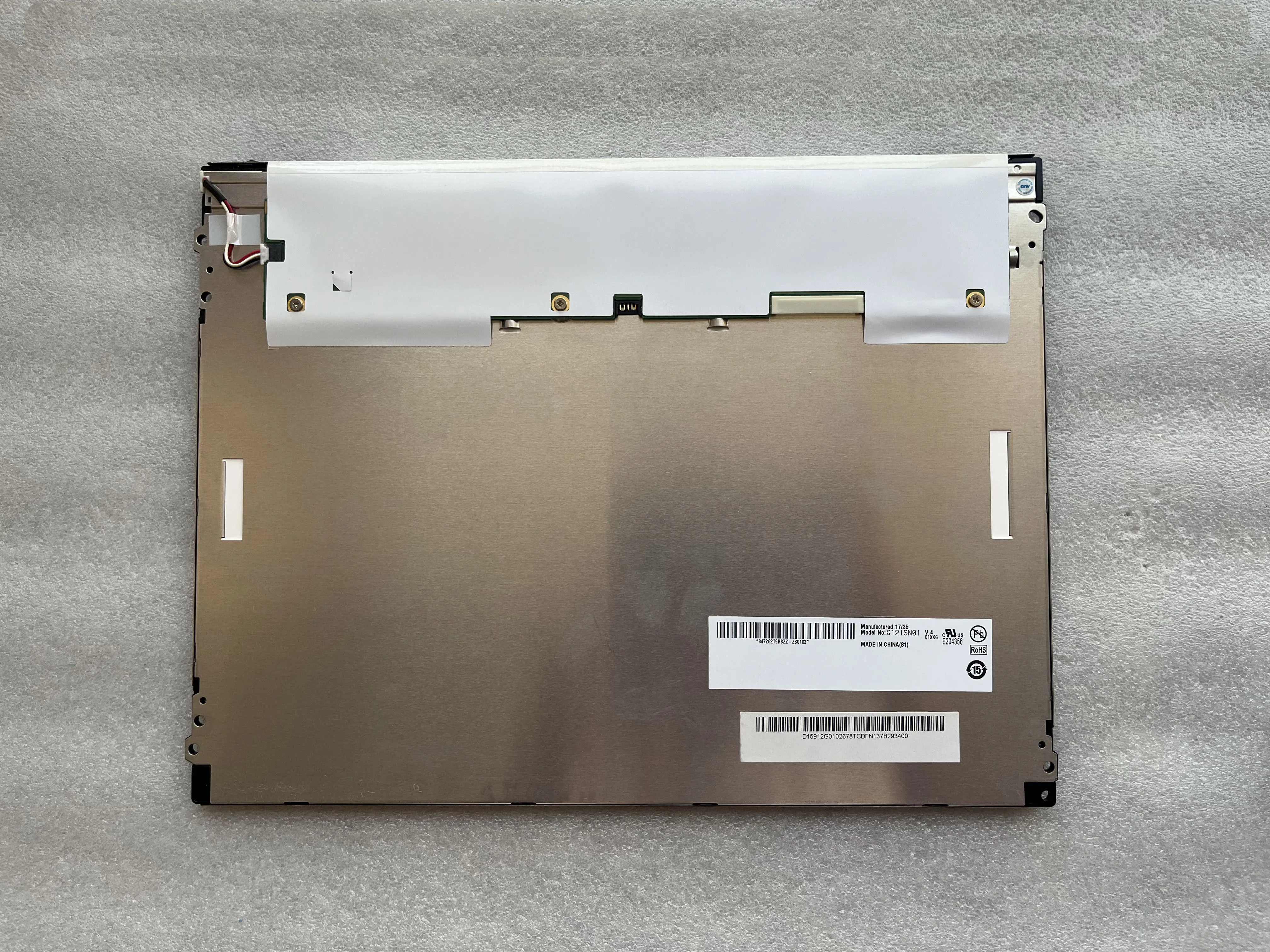 G121SN01 V4 12.1-inch LCD screen display panel 20 pins 100% tested fast delivery 1 year warranty