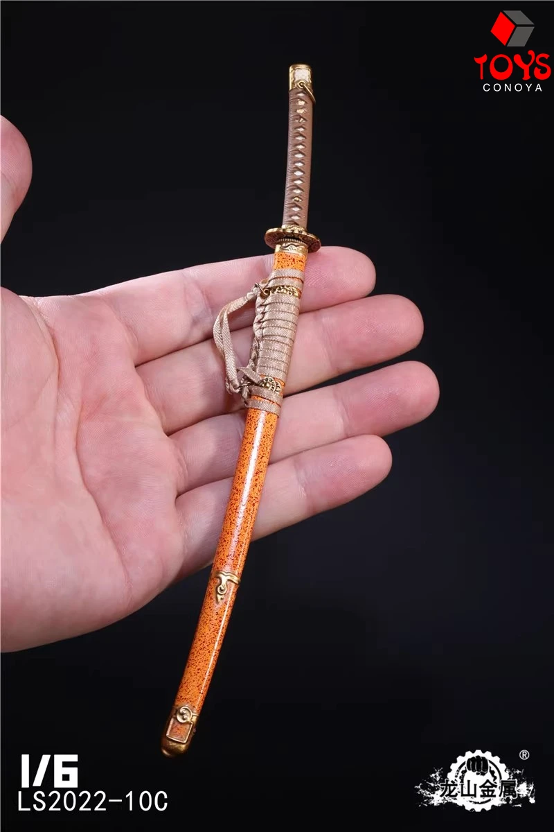 日本の武士の剣のナイフのおもちゃモデル、12インチの兵士のアクションフィギュア人形のシーンアクセサリー、本物のナイフではありません、LS2022-10、1/6スケール