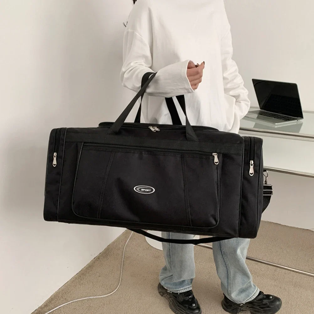 حقائب أكسفورد للفصل الجاف والرطب، حقائب رياضية محمولة ذات سعة كبيرة، متعددة الوظائف، سحابات جانبية مقاومة للاهتراء للسباحة أثناء السفر #1