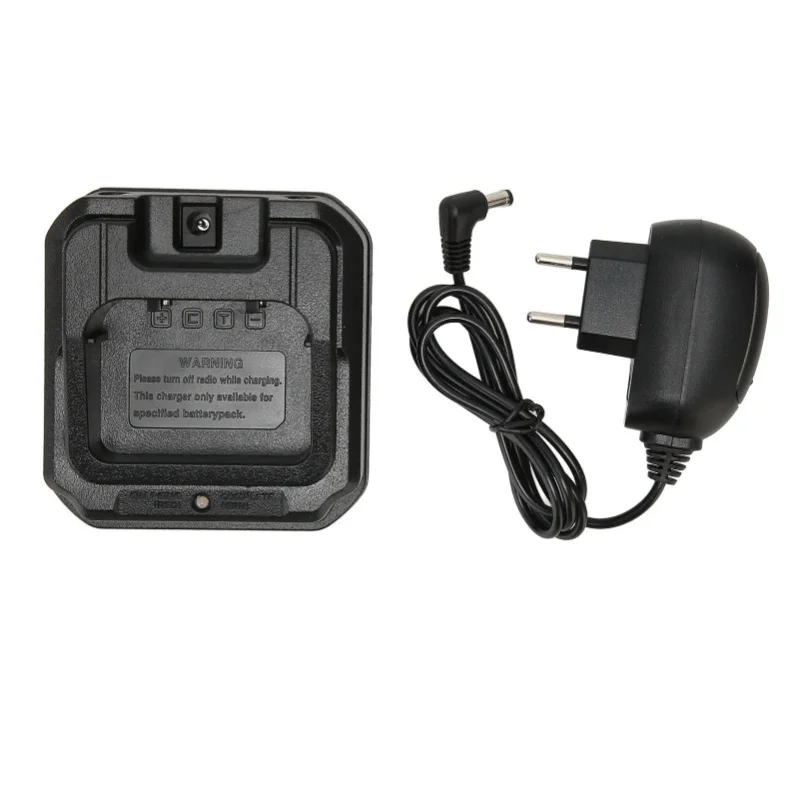 

CHR 9700 Radio Battery Charger Base With Power Supply Adapter For Baofeng BF 9700 BF A58 UV 5S UV 9R 100-240V EU Plug