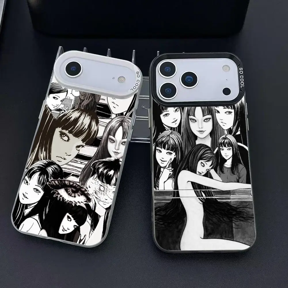 

Чехол для телефона «Триллер» J-Junji Ito T-Tomie для IPhone 11-17 Air Pro Max с цветным покрытием, противоскользящая защита от отпечатков пальцев