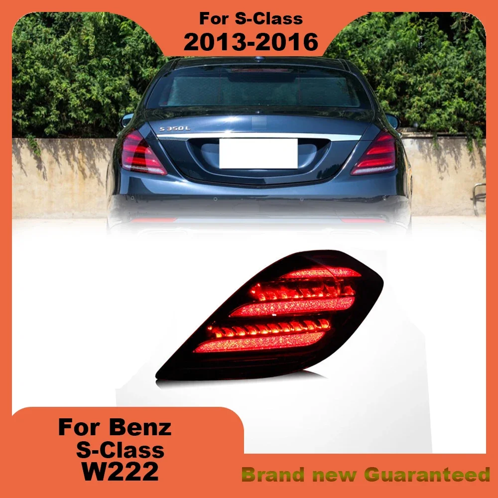 

Для Mercedes-Benz S-Class W222 2013-2016 S400L S500L S600L светодиодный стоп-сигнал автомобиля, фонарь заднего хода, стоп-сигнал, обновление аксессуаров