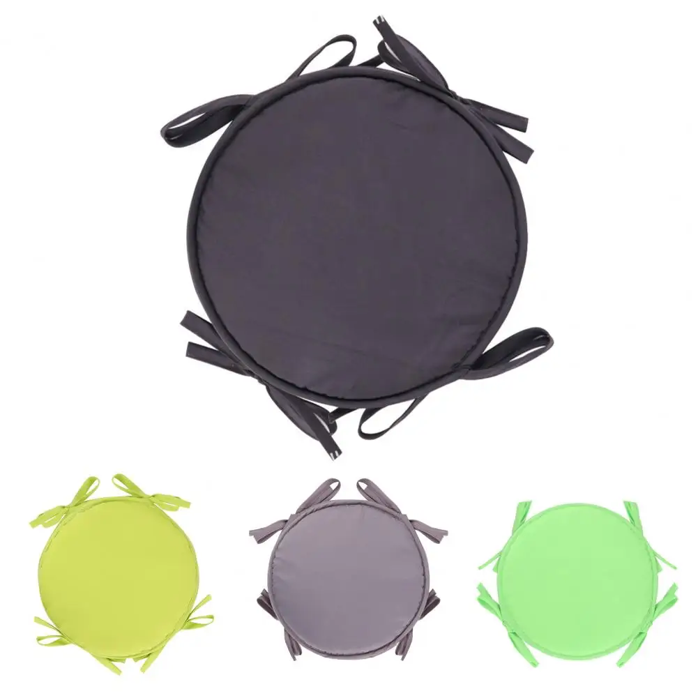 Circular Cushion  Helpful Tie-on Non Slip Stool Seat Mat  Soft Chair Pad