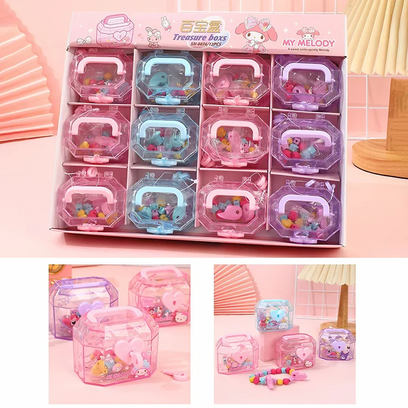 Cute Instagram Sanrio Treasure Box Organizer Eraser String Organizer Box Jewelry Organizer Box Cute Gifts