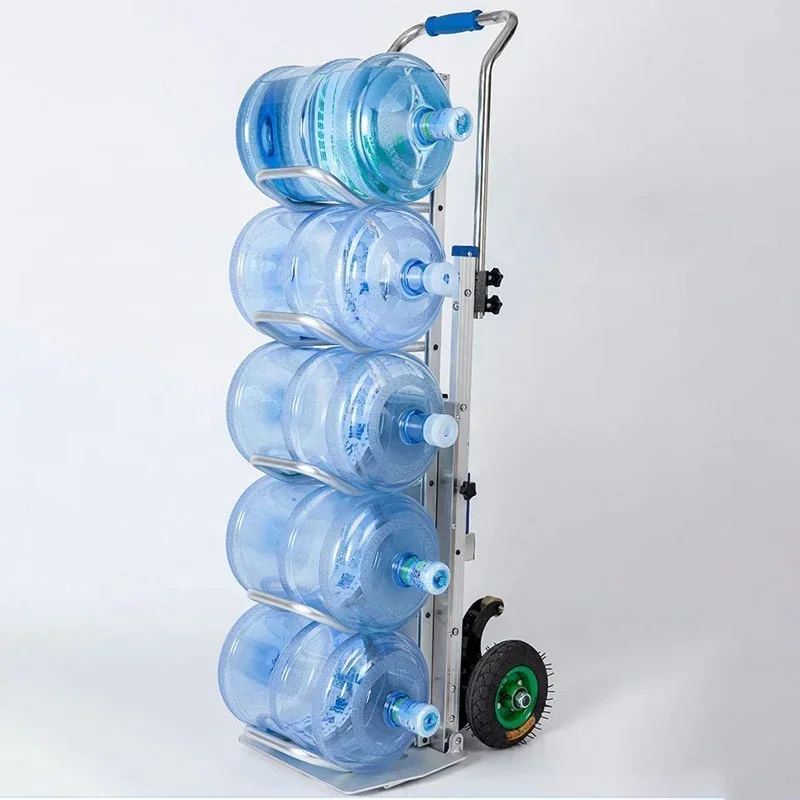 New 48v Electric Barreled Water Trolley Aluminum Alloy Powered Stair Climbing Hand Truck