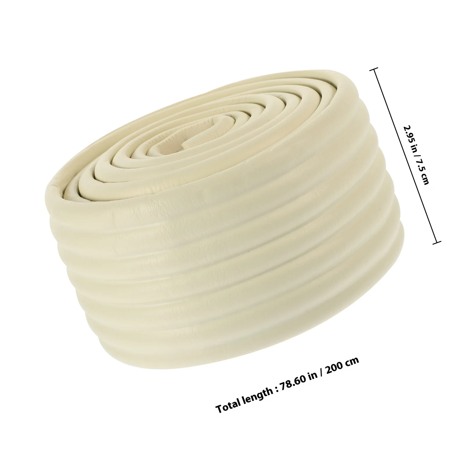 حشوة حائط واسعة الحواف، شريط أمان قابل للتقشير واللصق لحافة الطاولة، ركن السرير، جدار المطبخ، واقي الاصطدام #3