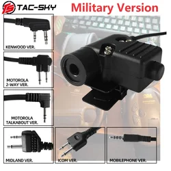 TS TAC-SKY U94 PTT Tactical Military PTT Adapter for Outdoor Hunting Airsoft Sport Shooting ptt For COMTAC i ii iii Headset