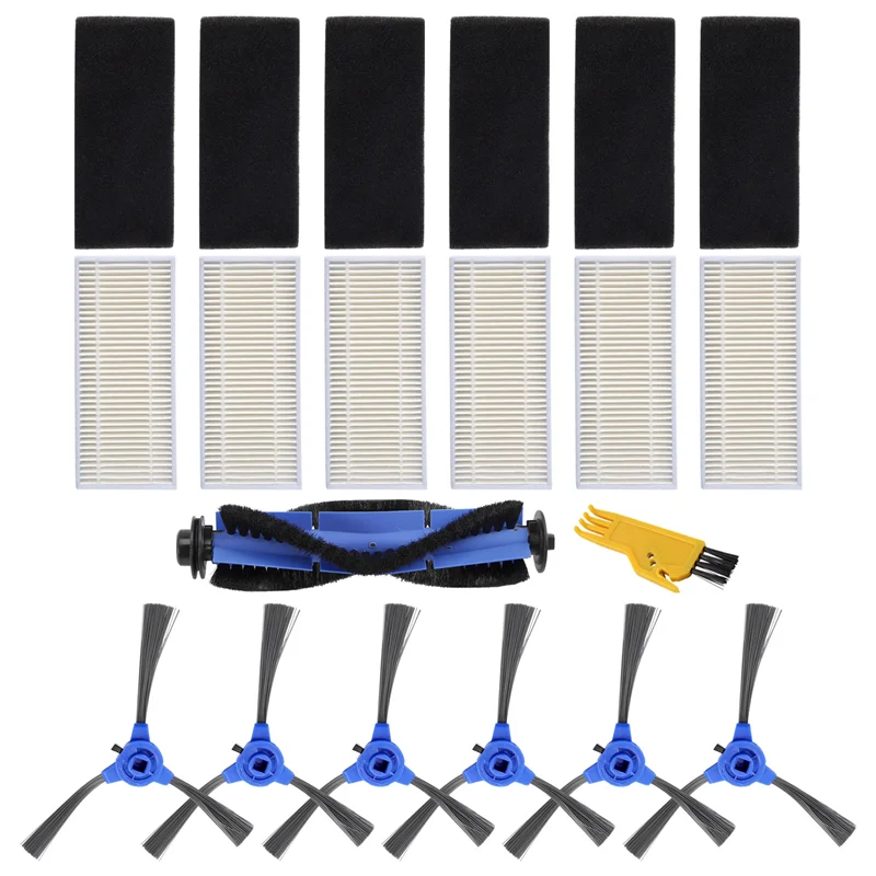 B25B Replacement Kit Compatible Eufy Robovac 11S Robovac 30 Robovac 30C Robovac 15C Robovac 12 Accessories,Vacuum Filters,Side B