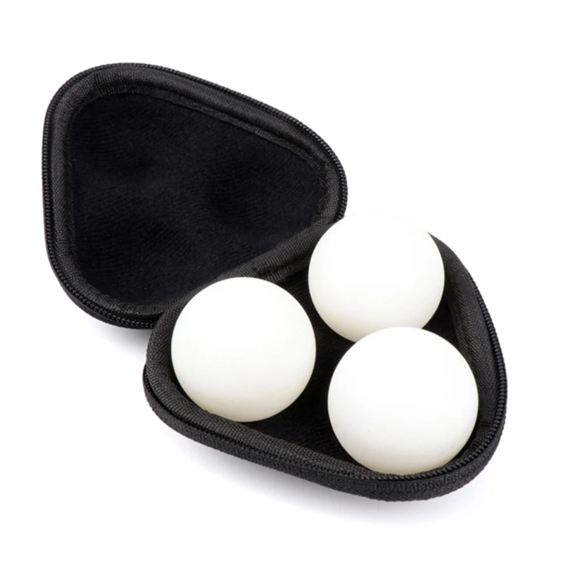 Exquisite Table Tennis Box Container 3 Ping-pong Balls Storage for Case Must Have Item for Athletes Outdoor Indoor Sport