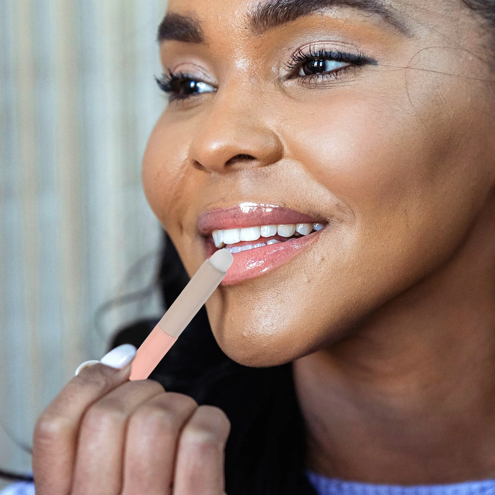 3-delige lippenborstelset Professioneel draagbaar make-uphulpmiddel voor lippenstift Lipgloss Balsem Concealer Toepassing Vrouwen essentieel