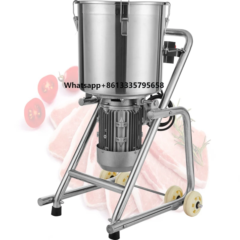 

Great Valued 50L 380V Three Phase 4500W Powerful Copper Motor Mixer Grinder Industrial Blender Machine