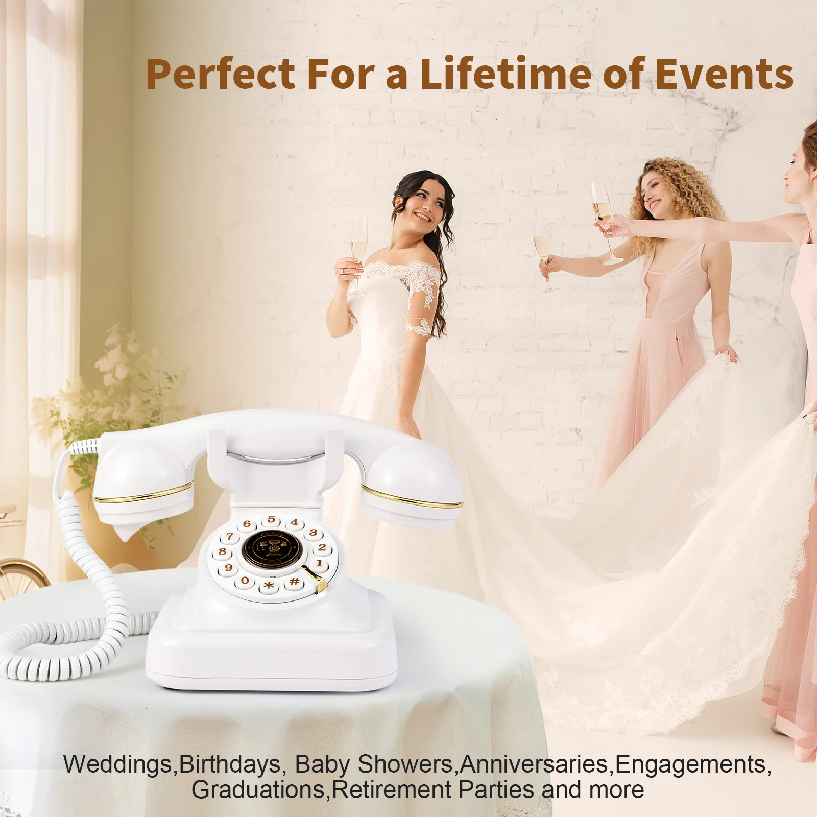 

Audio message book phone wedding guest voice blessing message book banquet voice check-in message phone birthday party celebrati