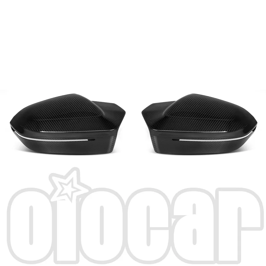 oiomotors High Quality Dry Carbon Replacement Side Mirror Cover for BMW G60 5Series  G70 7Series