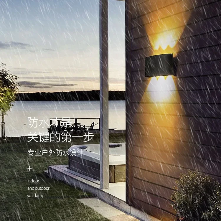 

Новый 6/8 Вт уличный водонепроницаемый светодиодный настенный светильник для спальни, прикроватный светильник для отеля, прохода, коридора, настенный светильник, датчик человеческого тела, черный/белый, хит продаж