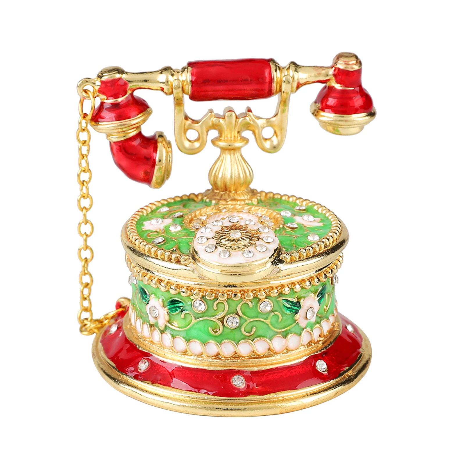 QIFU Creative Old-fashioned Home Telephone Shape for Decoration